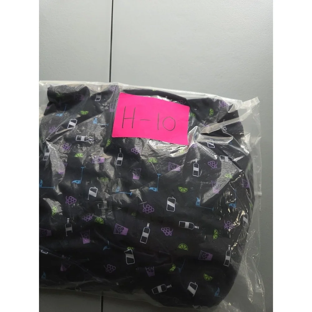 Footjoy‎ FJ Polo Shirt Size Large Blue Golf & Liquor Polka Dot Bulle Rock